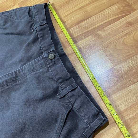 Carhartt Carpenter Mens Size 40 X 34 Dark Brown Dungaree Work Jeans B11‎ DKB - Picture 4 of 8